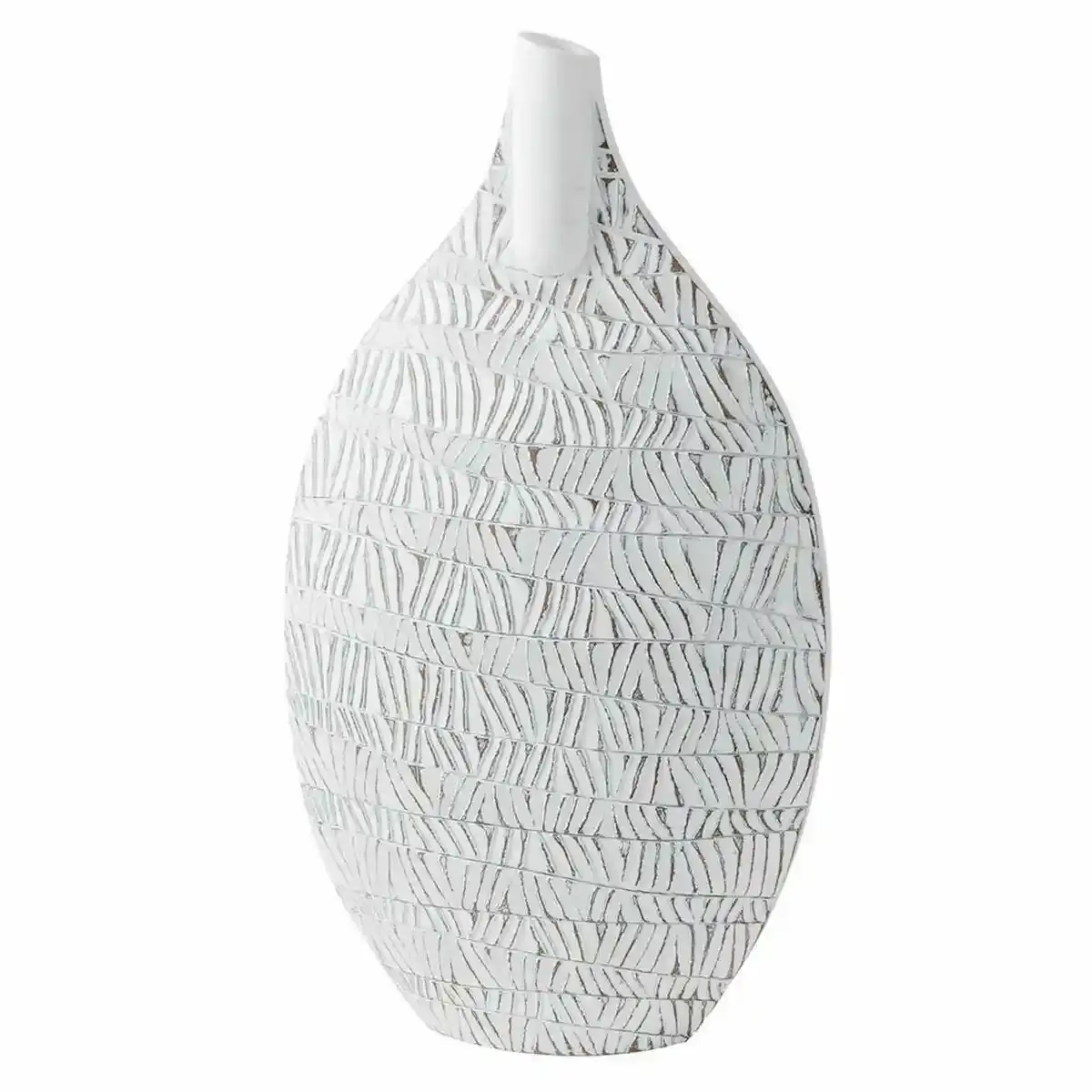 Vase dkd home decor blanc resine moderne 32 x 13 x_6690. Bienvenue chez DIAYTAR COTE D'IVOIRE - Votre Porte d'Accès à la Diversité. Découvrez notre boutique en ligne et choisissez parmi une pléthore d'articles qui célèbrent la richesse culturelle du Côte d'Ivoire et au-delà.