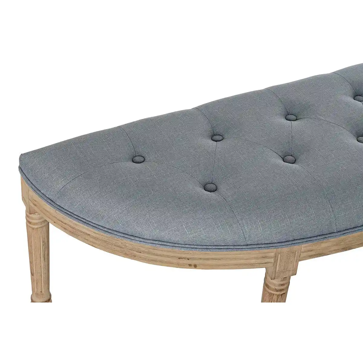 Banc dkd home decor naturel bleu polyester velours hevea 125 x_1402. DIAYTAR COTE D'IVOIRE - Votre Escale Shopping incontournable. Explorez notre boutique en ligne et dénichez des trésors qui reflètent la richesse culturelle et la modernité du Côte d'Ivoire.