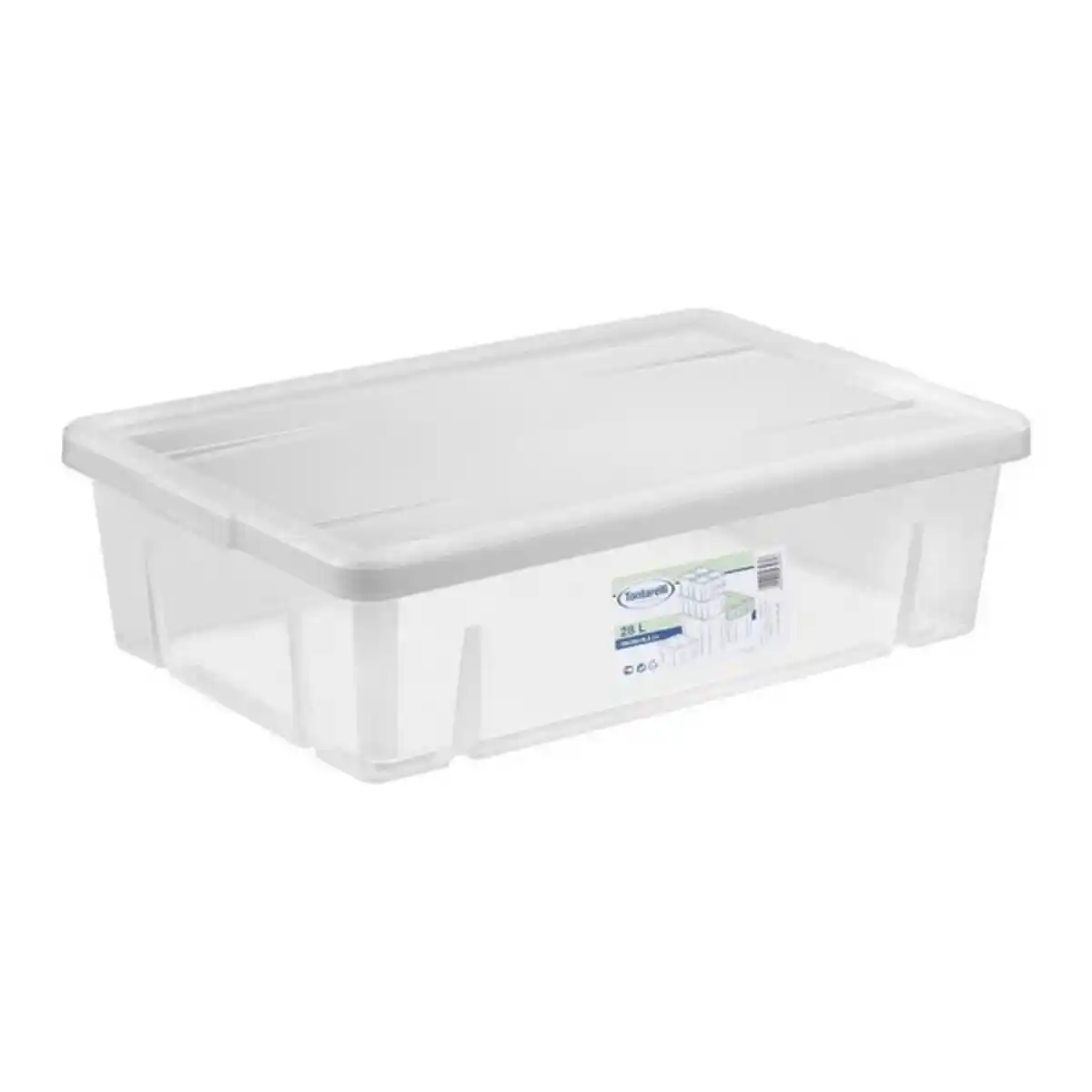 Boite de rangement avec couvercle tontarelli 28 l transparent 59 x_5542. DIAYTAR COTE D'IVOIRE - Votre Portail Vers l'Exclusivité. Explorez notre boutique en ligne pour découvrir des produits uniques et raffinés, conçus pour ceux qui recherchent l'excellence.