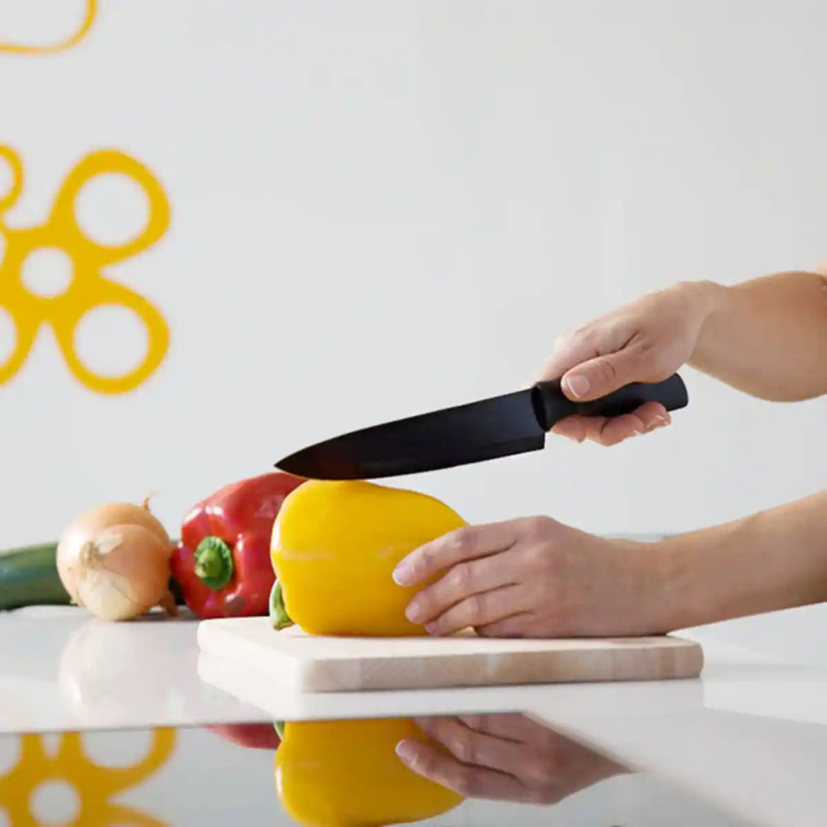 Couteau de table bravissima kitchen set de 7 cuchillos titanium acier_1348. DIAYTAR COTE D'IVOIRE - Où Choisir Devient un Plaisir. Découvrez notre boutique en ligne et choisissez parmi une variété de produits qui satisferont tous vos besoins.