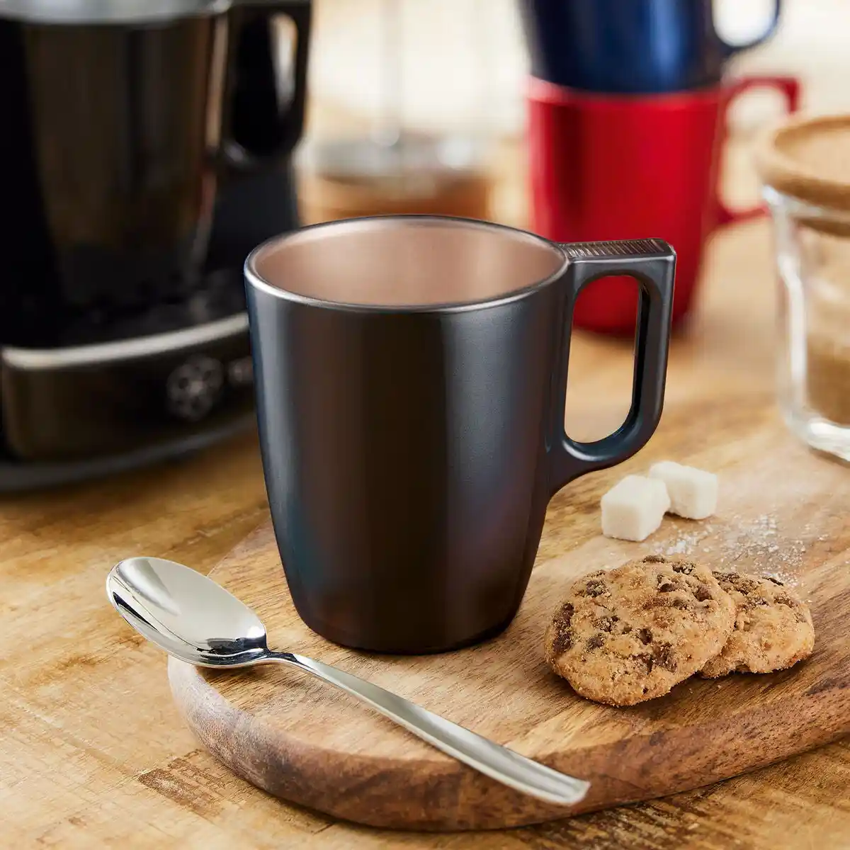 Mug luminarc flashy noir 250 ml verre 6 unites _3706. Bienvenue chez DIAYTAR COTE D'IVOIRE - Où Chaque Objet a son Histoire. Découvrez notre sélection méticuleuse et choisissez des articles qui racontent l'âme du Côte d'Ivoire.