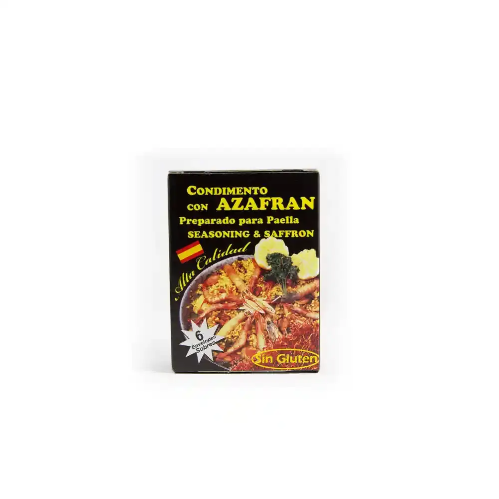 Assaisonnement salsafran paella safran 6 uds _3723. Entrez dans l'Univers de DIAYTAR COTE D'IVOIRE - Où l'Innovation Rencontre la Tradition. Explorez notre sélection de produits modernes et traditionnels qui incarnent l'esprit dynamique du Côte d'Ivoire.