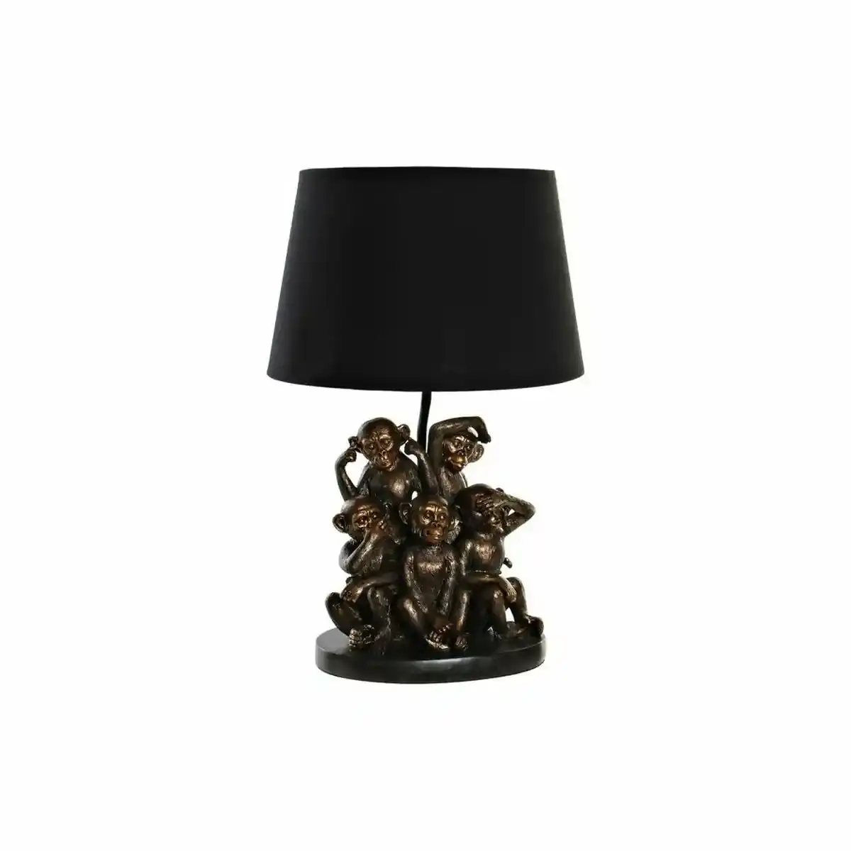 Lampe de bureau dkd home decor singe en resine polyester noir_2580. Entrez dans le Monde Éclectique de DIAYTAR COTE D'IVOIRE. Explorez nos catégories et dénichez des trésors qui reflètent la richesse et l'authenticité du Côte d'Ivoire.