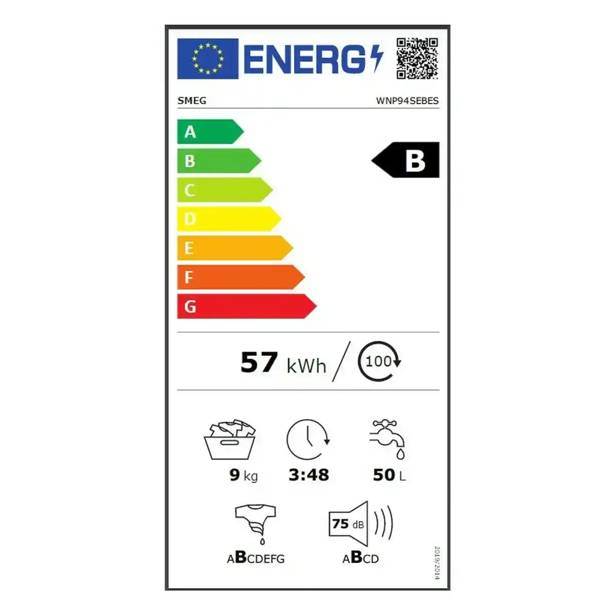 Lave linge smeg wnp94sebes blanc 9 kg 1400 tr min 60 cm_6274. DIAYTAR COTE D'IVOIRE - Où Choisir est un Plaisir Responsable. Explorez notre boutique en ligne et adoptez des produits qui reflètent notre engagement envers la durabilité.