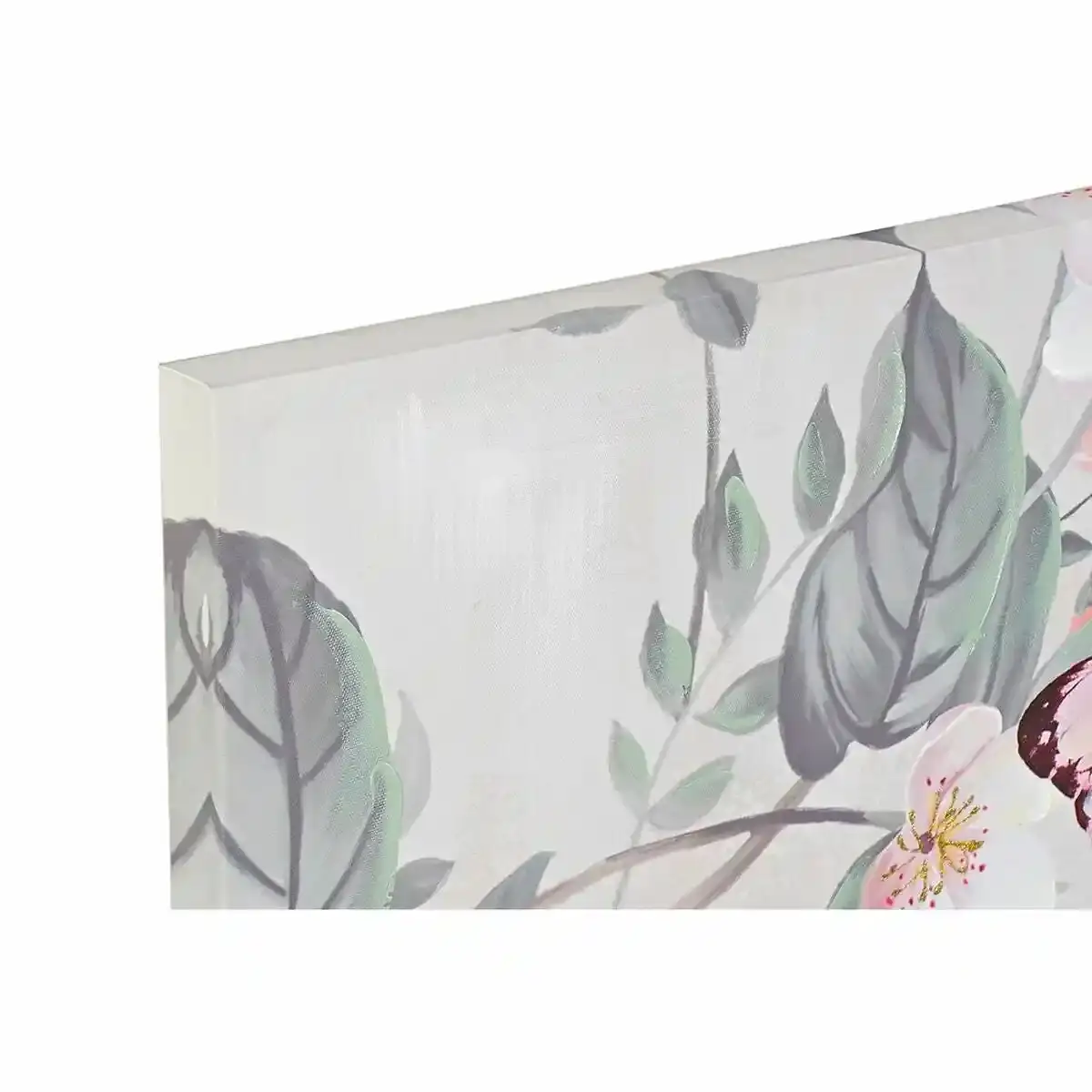 Peinture dkd home decor 80 x 3 x 80 cm fleurs_8719. DIAYTAR COTE D'IVOIRE - L'Art de Vivre en Couleurs. Découvrez notre boutique en ligne et trouvez des produits qui ajoutent une palette vibrante à votre quotidien.