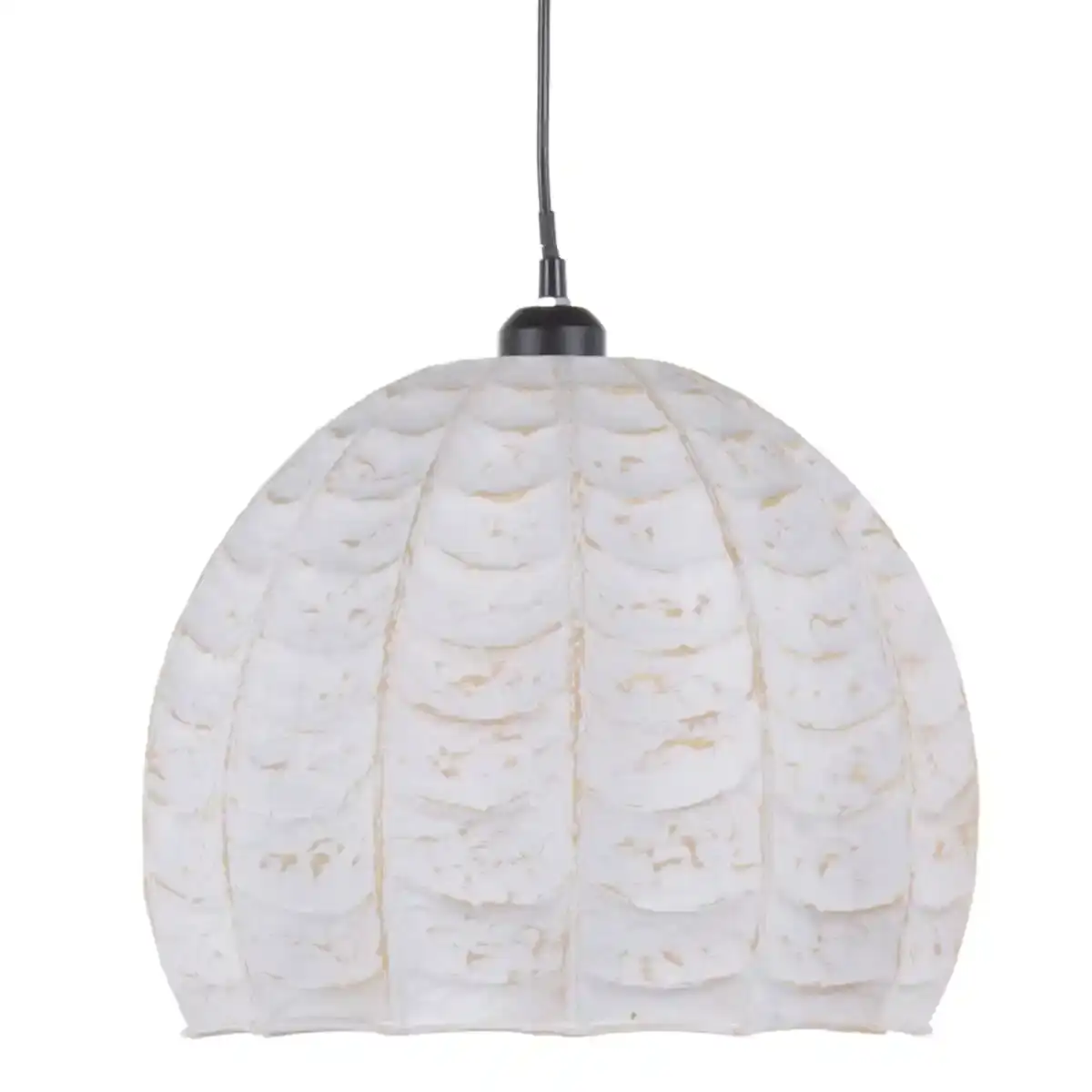 Plafonnier metal blanc 31 x 31 x 31 cm_5570. DIAYTAR COTE D'IVOIRE - Où la Mode et le Confort se Rencontrent. Plongez dans notre univers de produits et trouvez des articles qui vous habillent avec style et aisance.