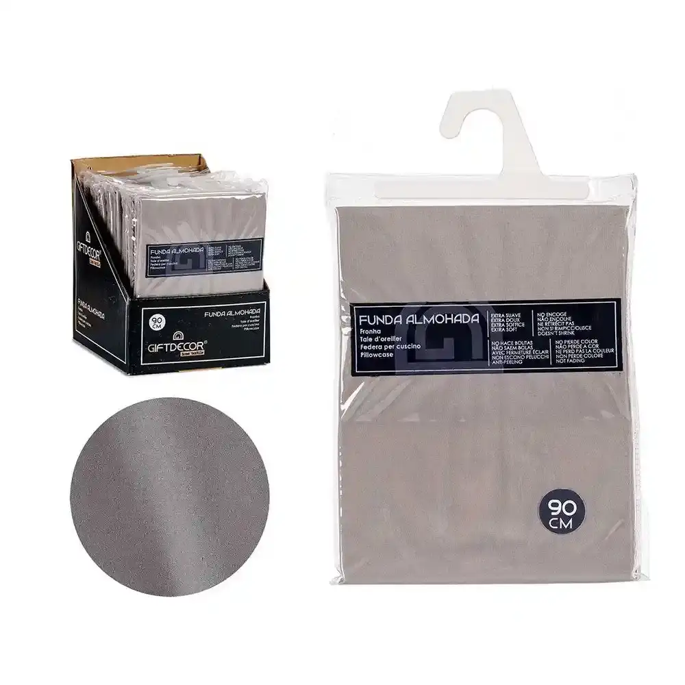 Taie d oreiller anthracite_6700. DIAYTAR COTE D'IVOIRE - Où Choisir est une Célébration de l'Artisanat. Explorez notre boutique en ligne et choisissez des articles qui incarnent l'art et le savoir-faire du Côte d'Ivoire.