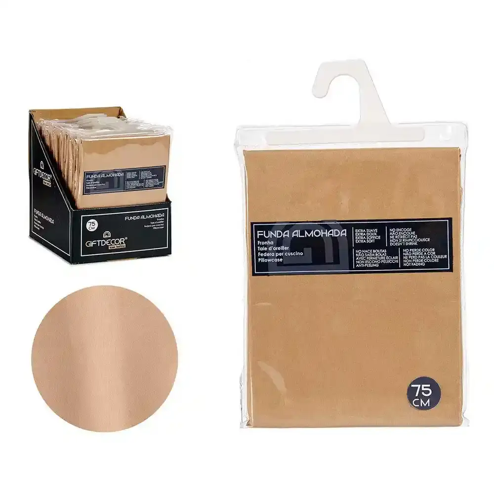 Taie d oreiller beige_8283. DIAYTAR COTE D'IVOIRE - L'Art de Choisir, l'Art de Se Distinquer. Naviguez à travers notre catalogue et choisissez des produits qui ajoutent une note d'élégance à votre style unique.