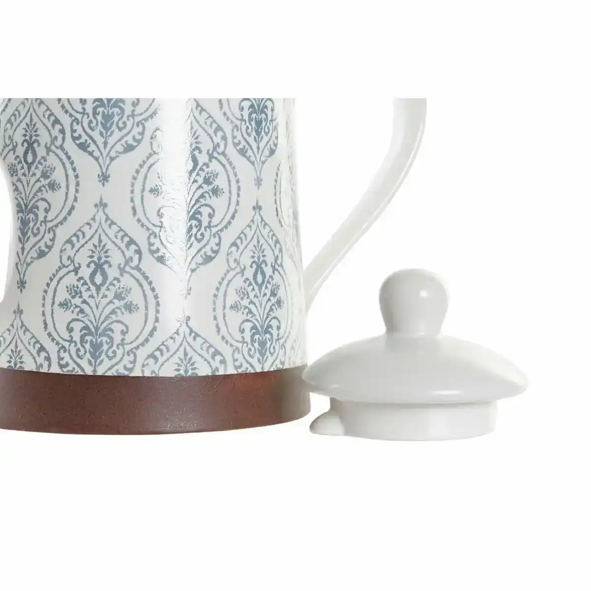 Theiere dkd home decor bleu marron hevea blanc gres_3083. DIAYTAR COTE D'IVOIRE - Votre Passage vers le Chic et l'Élégance. Naviguez à travers notre boutique en ligne pour trouver des produits qui ajoutent une touche sophistiquée à votre style.