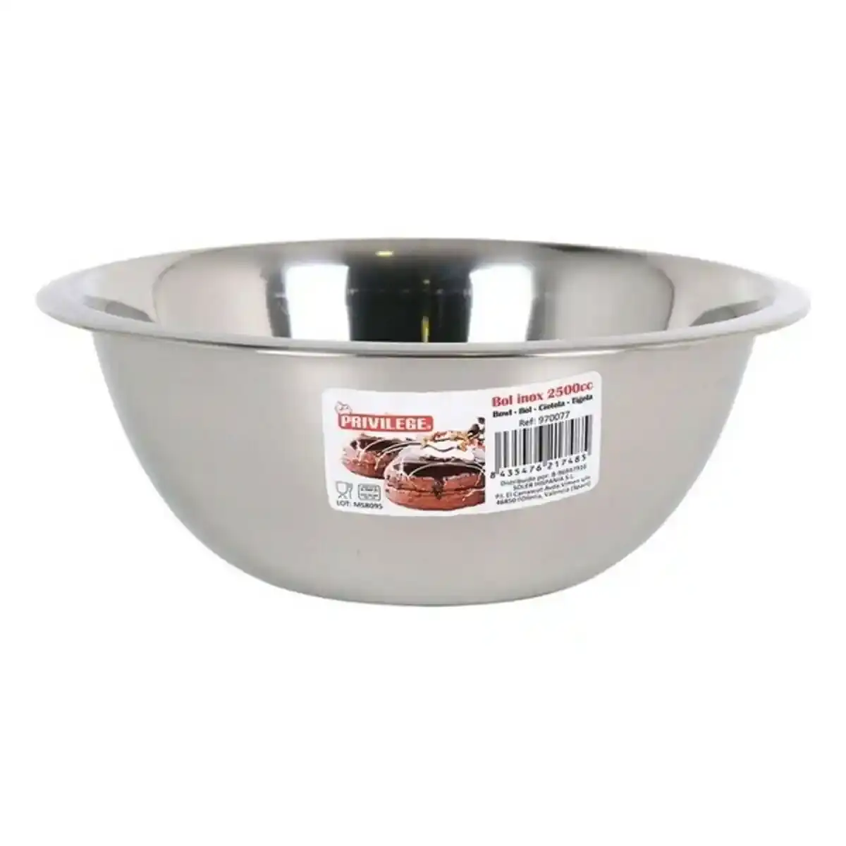 Bol melangeur privilege metal 2 5 l _3849. DIAYTAR COTE D'IVOIRE - L'Art du Shopping Facilité. Naviguez sur notre plateforme en ligne pour découvrir une expérience d'achat fluide et agréable, avec une gamme de produits adaptés à tous.