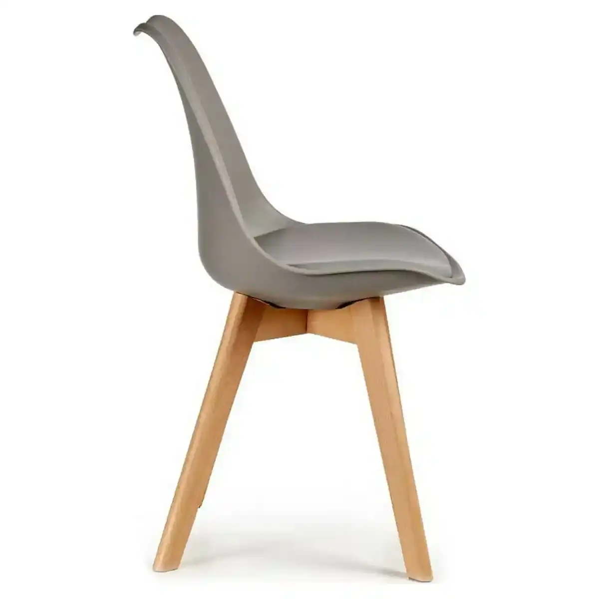 Chaise de salle a manger gris marron clair bois plastique 48_6829. DIAYTAR COTE D'IVOIRE - Là où le Shopping Devient une Expérience. Naviguez à travers notre catalogue diversifié et découvrez des produits qui ajoutent de la couleur et de la passion à votre vie.