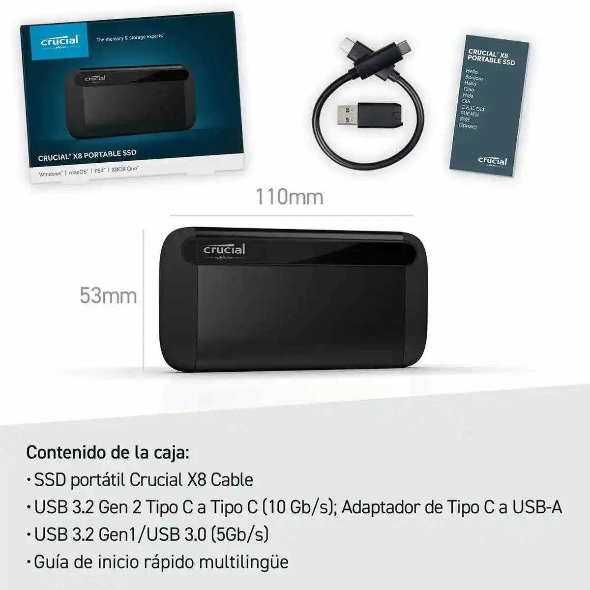Disque dur externe crucial ct2000x8ssd9 2 to ssd_7335. DIAYTAR COTE D'IVOIRE - L'Art de Vivre le Shopping Inspiré. Parcourez notre catalogue et choisissez des produits qui reflètent votre passion pour la beauté et l'authenticité.