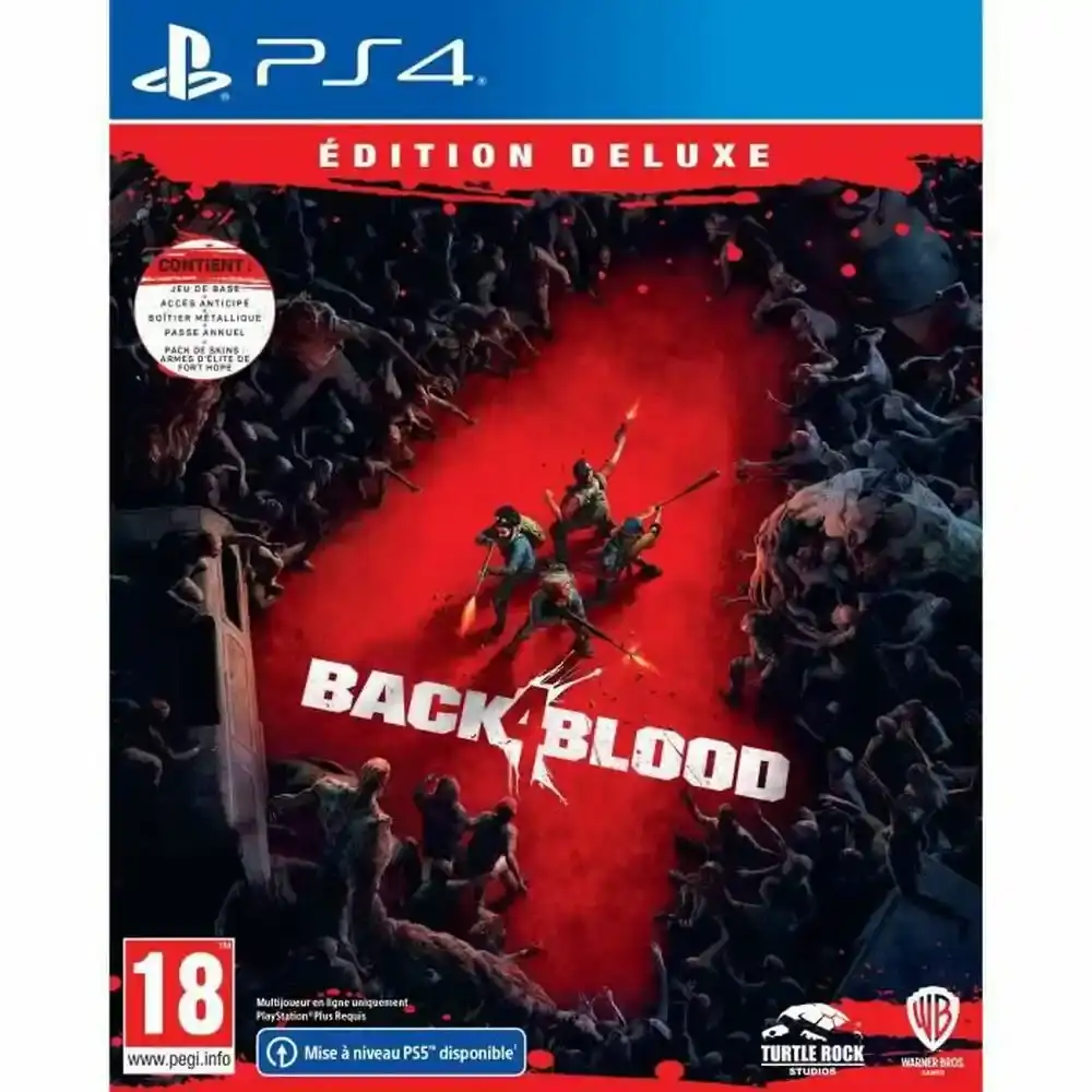 Jeu video playstation 4 warner games back blood deluxe ed _9743. Entrez dans l'Univers de DIAYTAR COTE D'IVOIRE - Où l'Élégance et la Variété se Rencontrent. Parcourez notre catalogue pour dénicher des articles qui ajoutent une touche d'élégance à votre vie.