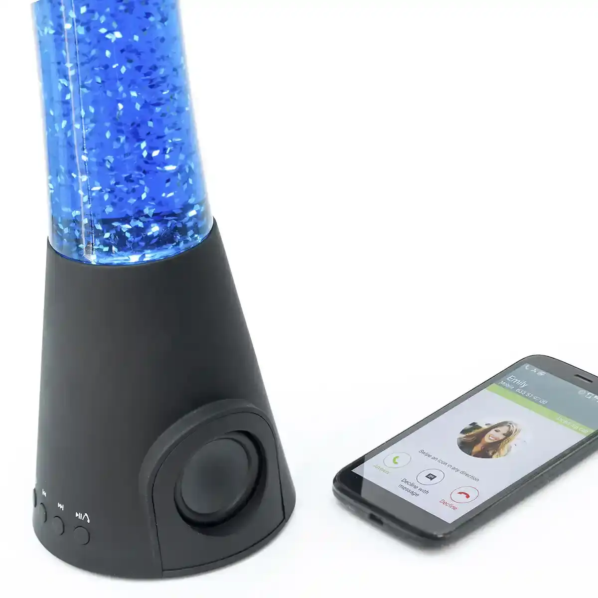 Lampe a paillettes avec haut parleur et microphone flow lamp innovagoods_7725. DIAYTAR COTE D'IVOIRE - L'Art de Choisir, l'Art de Se Distinquer. Naviguez à travers notre catalogue et choisissez des produits qui ajoutent une note d'élégance à votre style unique.