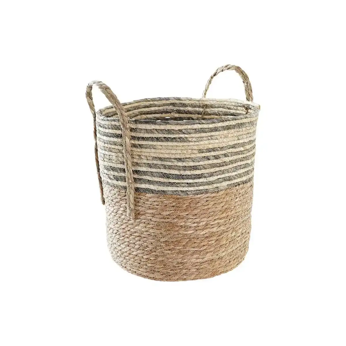 Panier dkd home decor fibre 33 x 33 x 35 cm _1679. DIAYTAR COTE D'IVOIRE - L'Art de Vivre le Shopping Authentique. Découvrez notre boutique en ligne et trouvez des produits qui célèbrent la culture et l'héritage du Côte d'Ivoire.