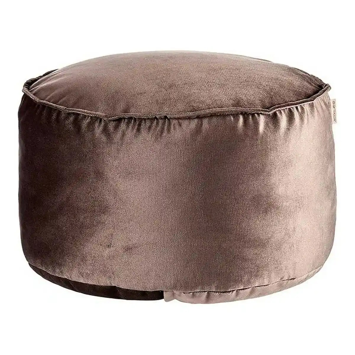 Pouf gris polyester polystyrene 60 x 35 x 60 cm _2545. DIAYTAR COTE D'IVOIRE - Là où la Diversité Rencontre la Qualité. Parcourez notre gamme complète et trouvez des produits qui incarnent la richesse et l'unicité du Côte d'Ivoire.