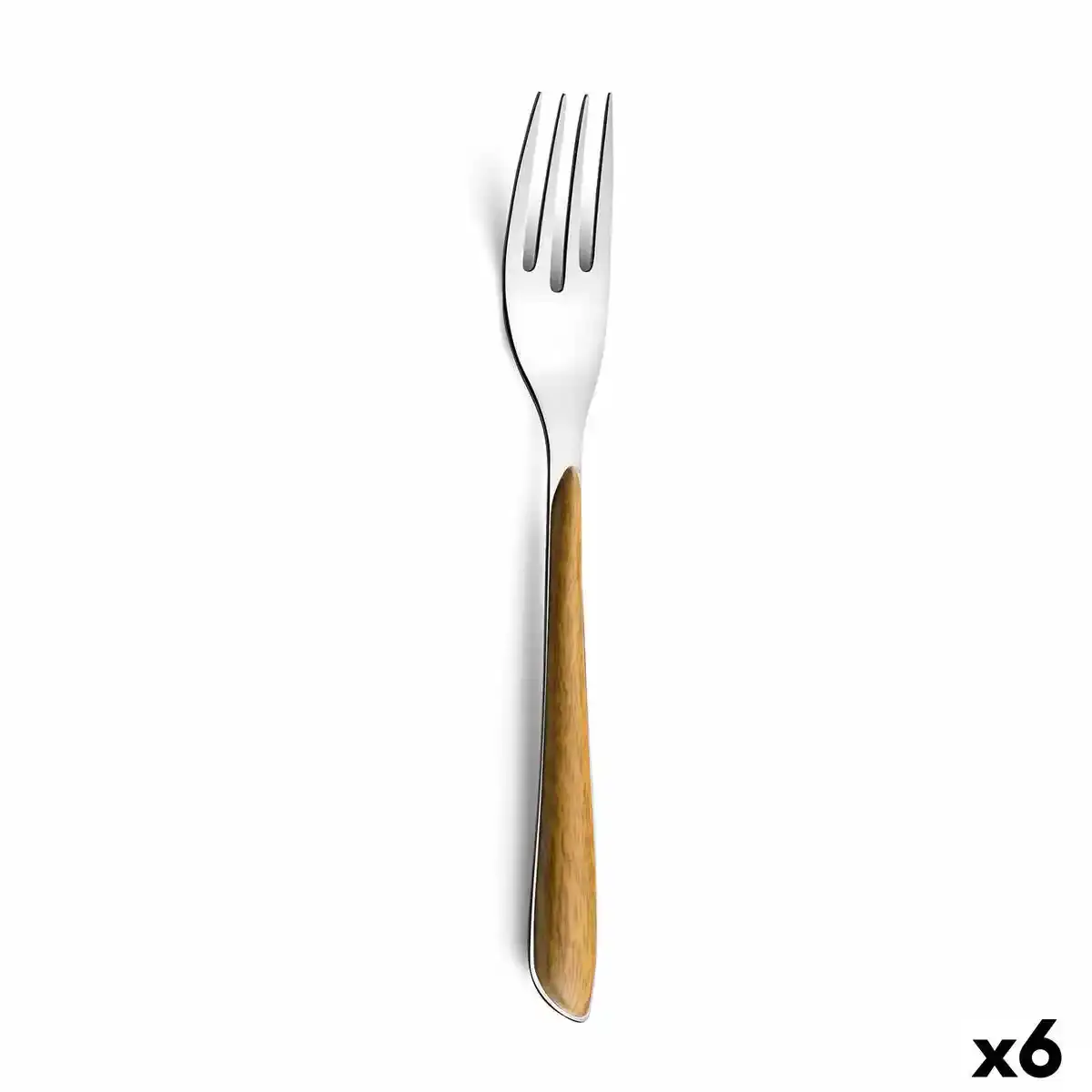 Fourchette amefa eclat metal bicolore pack 6x _6671. DIAYTAR COTE D'IVOIRE - L'Art de Vivre le Shopping Authentique. Découvrez notre boutique en ligne et trouvez des produits qui incarnent la passion et le savoir-faire du Côte d'Ivoire.