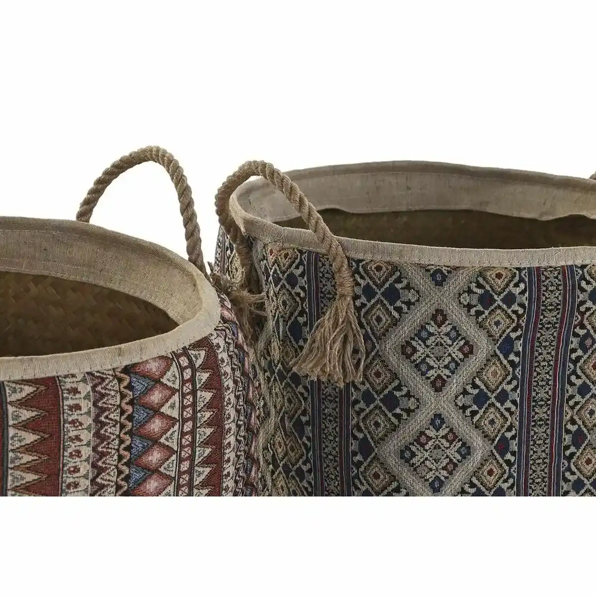 Panier dkd home decor 40 x 40 x 48 cm jute_8431. DIAYTAR COTE D'IVOIRE - L'Univers du Choix et de l'Authenticité. Explorez notre catalogue et découvrez des articles qui incarnent le patrimoine du Côte d'Ivoire et la modernité du monde.