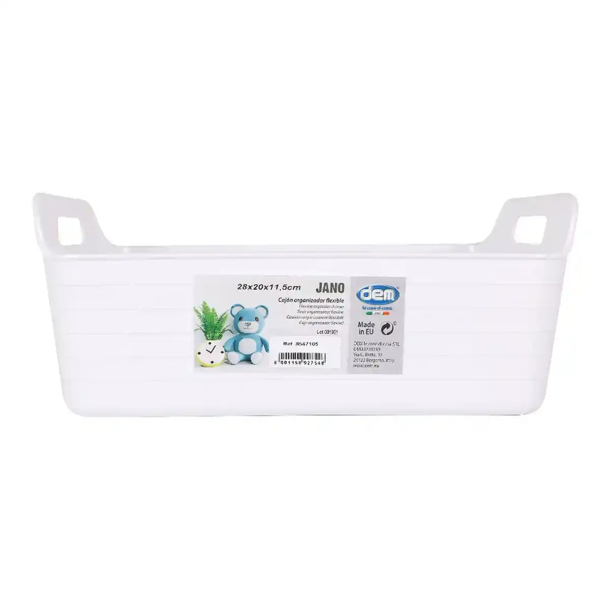 Panier multi usages dem blanc 28 x 20 x 11 5 cm _1326. DIAYTAR COTE D'IVOIRE - Là où les Possibilités sont Infinies. Parcourez nos catégories et laissez-vous séduire par des produits qui enrichiront votre quotidien, du pratique à l'esthétique.