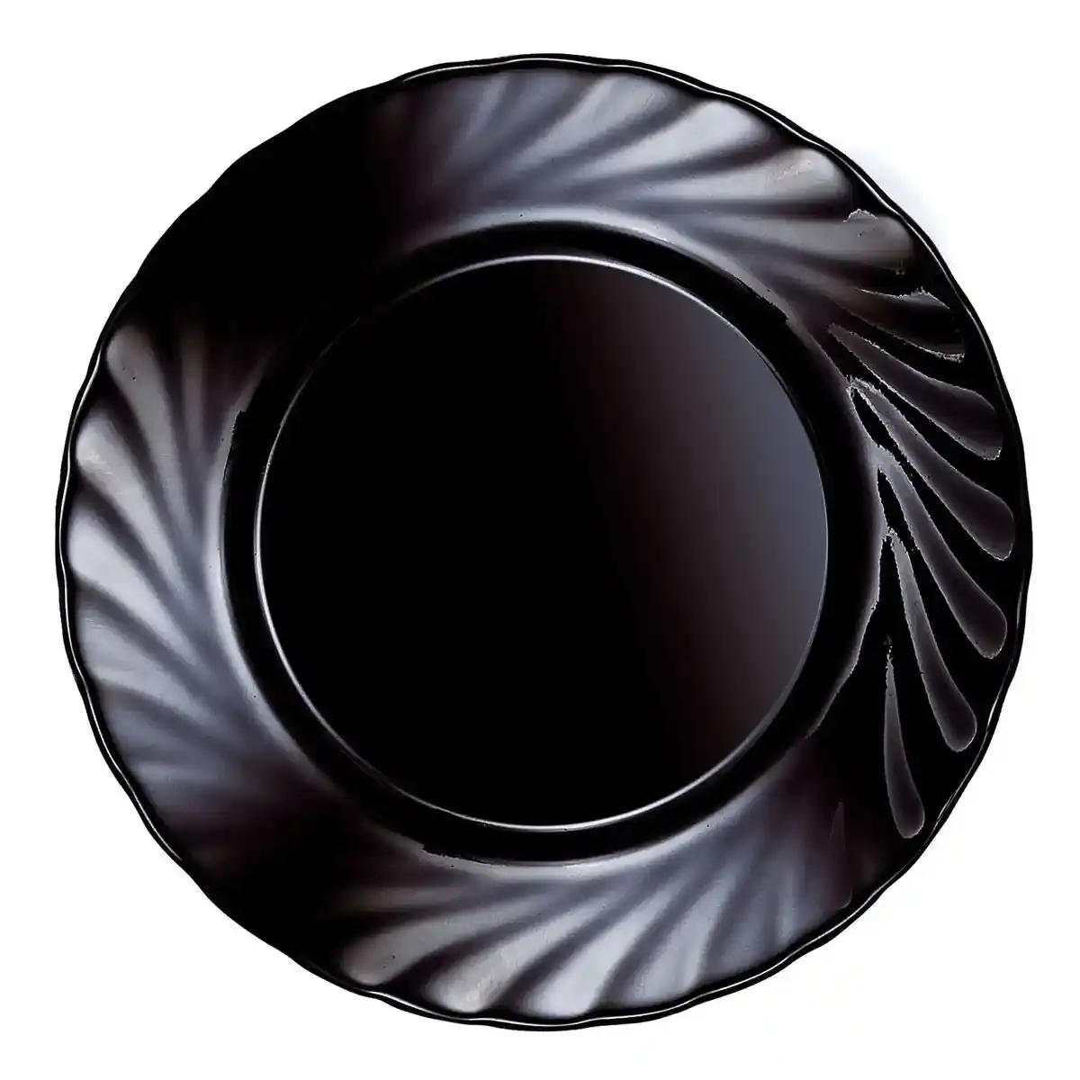 Plat a dessert luminarc trianon verre noir o 19 5 cm 24_3485. DIAYTAR COTE D'IVOIRE - Votre Escapade Shopping Virtuelle. Explorez notre boutique en ligne et dénichez des trésors qui évoquent la culture et le savoir-faire sénégalais, un clic à la fois.