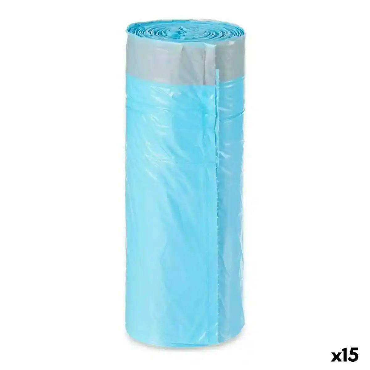 Sacs poubelle bleu polyethylene 15 unites 30 l _8119. DIAYTAR COTE D'IVOIRE - Là où Choisir est un Acte d'Amour pour le Côte d'Ivoire. Explorez notre gamme et choisissez des produits qui célèbrent la culture et l'artisanat du pays.