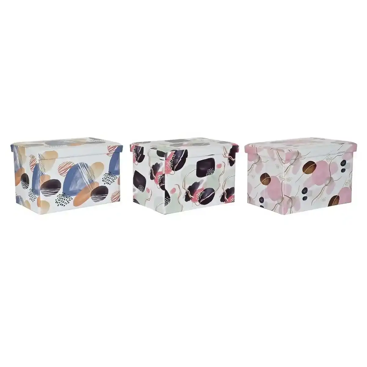 Boite multi usage dkd home decor 59 x 40 x 40 cm_1789. DIAYTAR COTE D'IVOIRE - L'Art de Vivre le Shopping Authentique. Découvrez notre boutique en ligne et trouvez des produits qui incarnent la passion et le savoir-faire du Côte d'Ivoire.