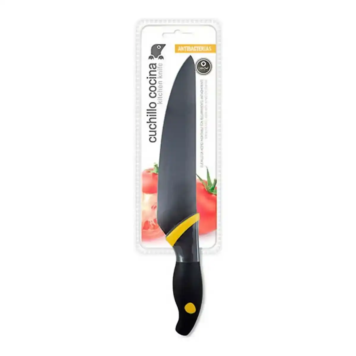 Couteau de cuisine 20 cm jaune_7975. Plongez dans l'Expérience DIAYTAR COTE D'IVOIRE - Où Chaque Produit a une Histoire. Explorez notre boutique en ligne pour trouver des articles qui incarnent la passion et la créativité du Côte d'Ivoire.