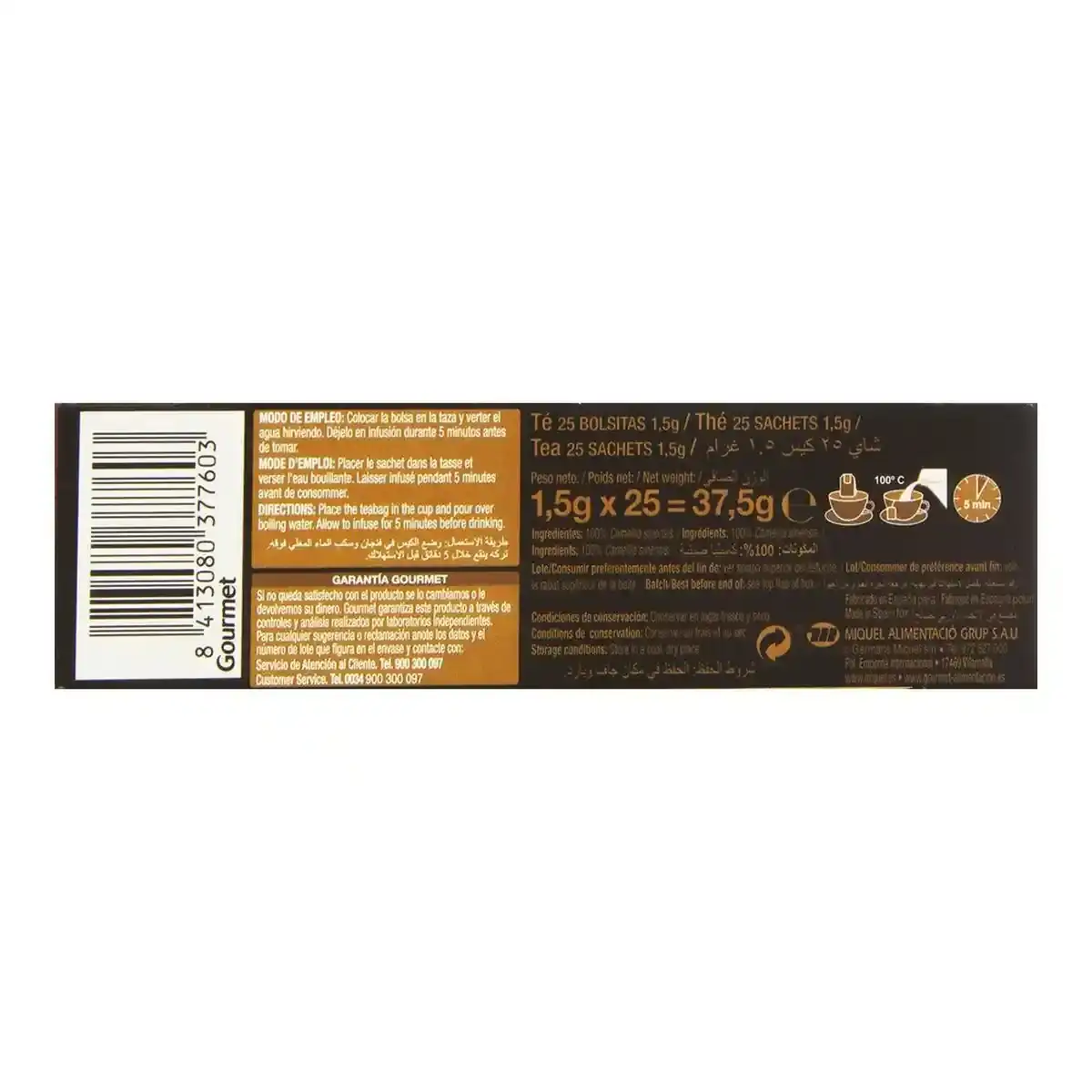 Infusion gourmet black tea 25 uds _9137. Bienvenue chez DIAYTAR COTE D'IVOIRE - Votre Plateforme Shopping pour Tous. Découvrez un large éventail de produits qui célèbrent la diversité et la beauté du Côte d'Ivoire.