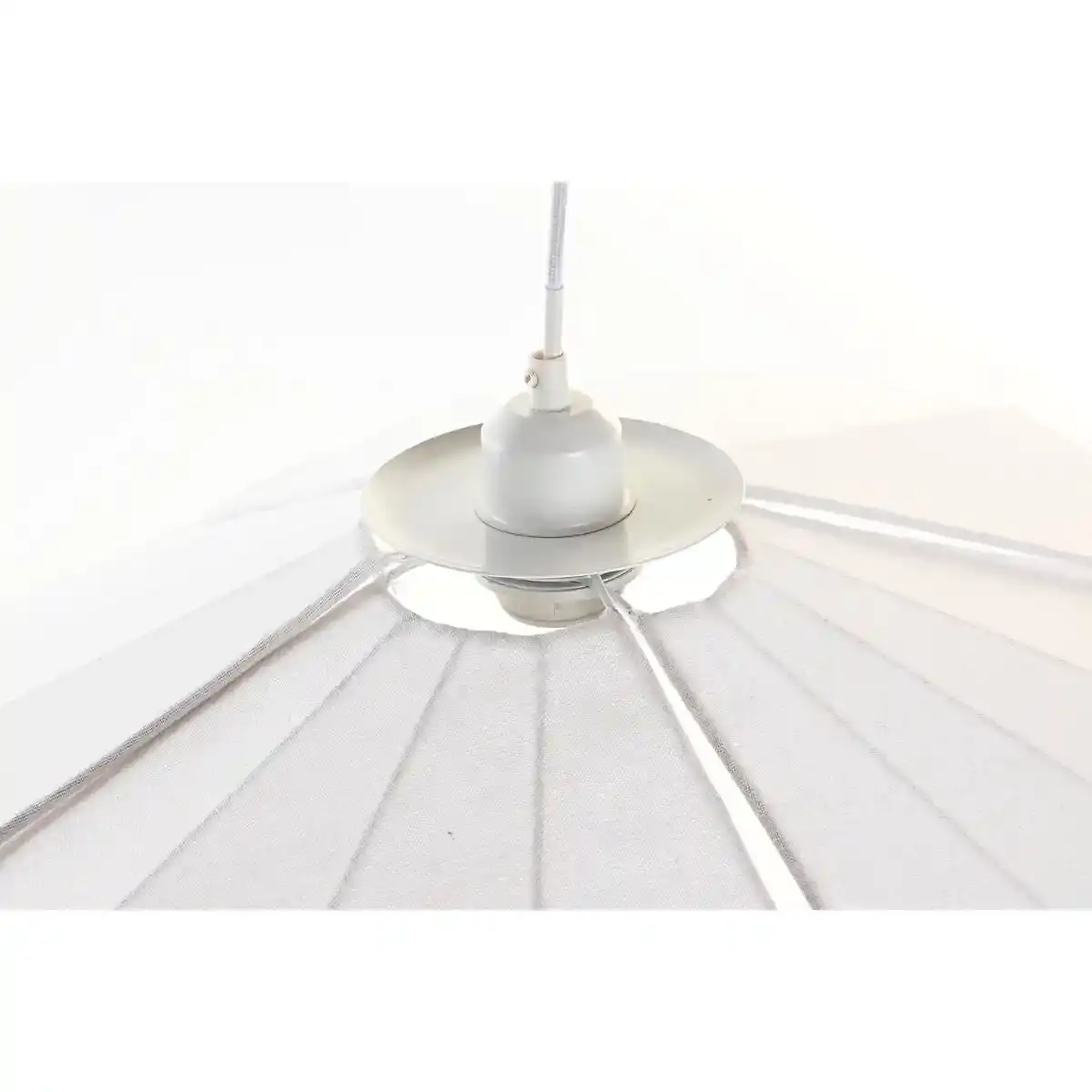 Plafonnier dkd home decor metal lin blanc 50 w 68 x_7832. DIAYTAR COTE D'IVOIRE - L'Univers de l'Élégance Accessible. Plongez dans notre catalogue et choisissez des produits qui allient sophistication et accessibilité pour un shopping exquis.