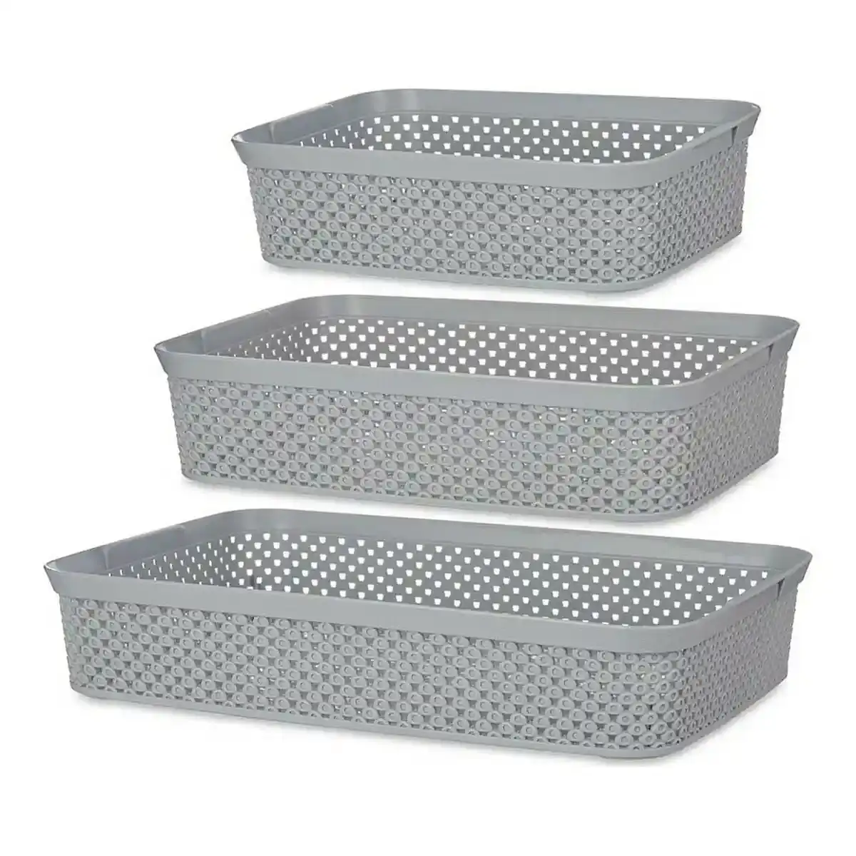 Boite multi usage plastique gris 3 pcs _5738. DIAYTAR COTE D'IVOIRE - Votre Boutique en Ligne, Votre Histoire. Explorez notre sélection et découvrez des produits qui reflètent votre parcours et vos aspirations, un achat à la fois.