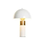 Lampe de bureau dkd home decor metal dore blanc 220 v_2592. DIAYTAR COTE D'IVOIRE - Votre Plateforme Shopping Engagée. Explorez notre catalogue et choisissez des produits qui reflètent notre dévouement envers la qualité et la satisfaction du client.