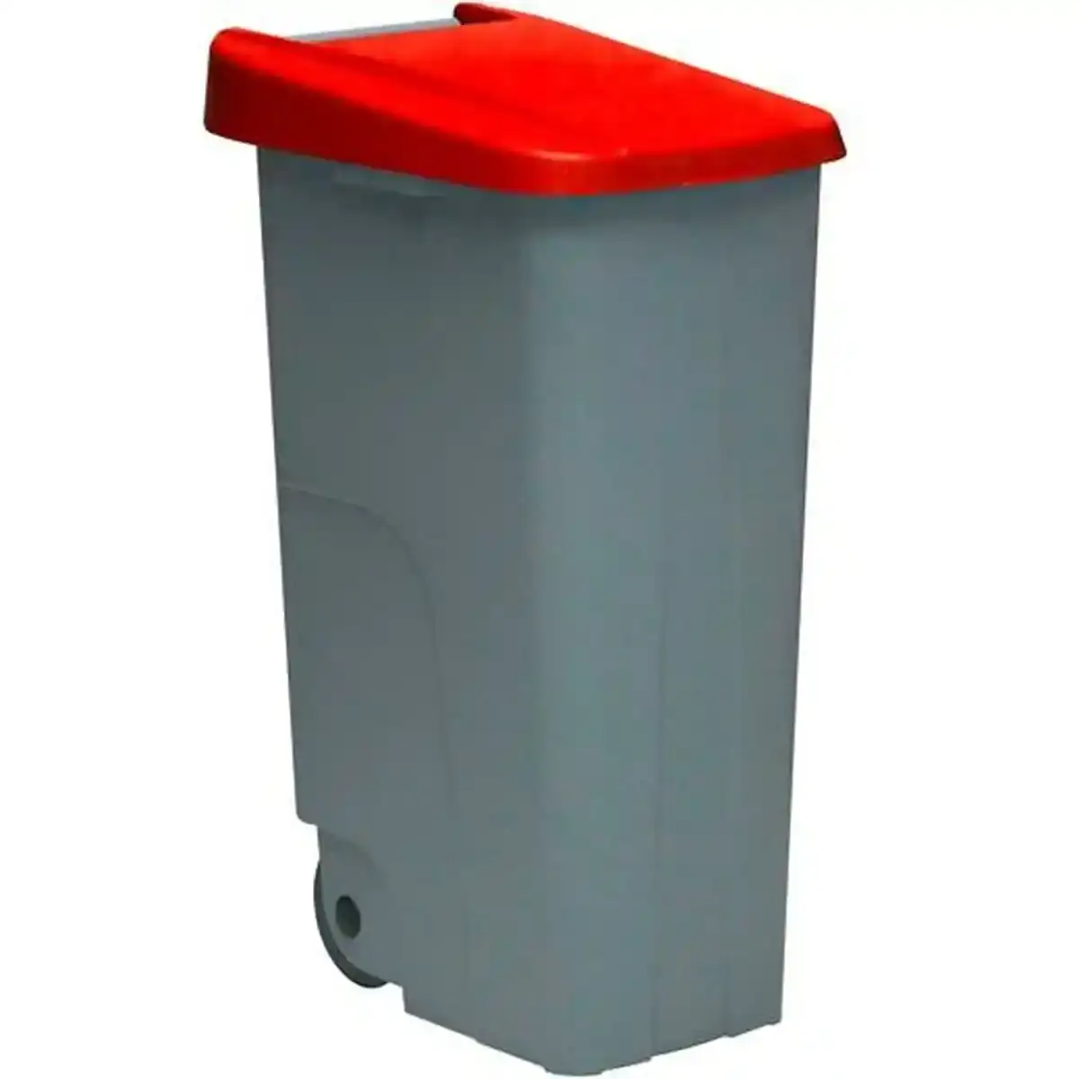 Poubelle a roulettes denox gris rouge 110 l_2559. DIAYTAR COTE D'IVOIRE - Votre Plateforme Shopping, Votre Choix Éclairé. Explorez nos offres et choisissez des articles de qualité qui reflètent votre style et vos valeurs.