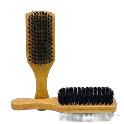 1 brosse à vagues renforcée à double face moyen et dur