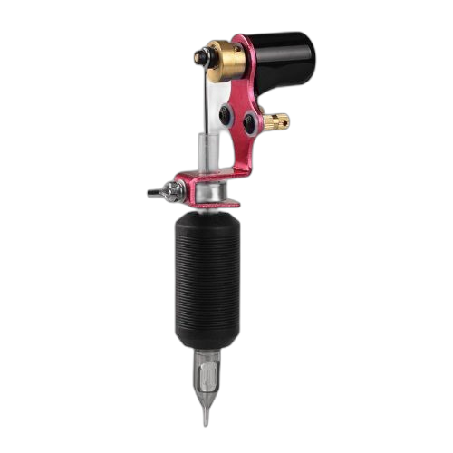 1 kit de débutant de shader de doublure en métal de machine de tatouage noir/rouge – Image 4