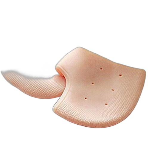 1 paire protecteur de talon en gel de silicone chaussettes souples pour fasciite plantaire pour peau dure – Image 3