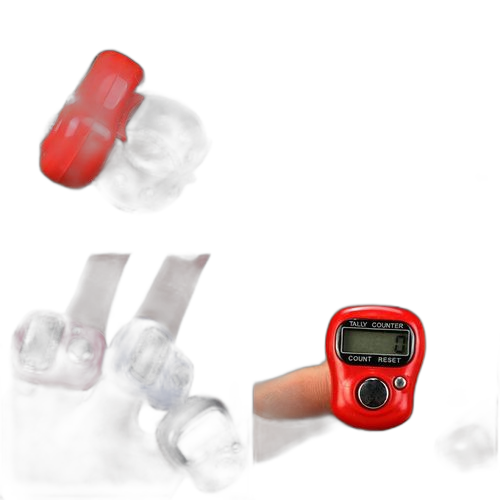 1 pcs chapelet electronique avec écran lcd et réinitialisable