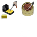 1 set nettoyeur de pointe de fer à souder, fil de nettoyage en laiton avec pot