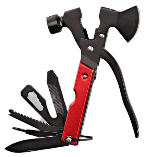 15 in 1 multifonction hache/marteau/couteau/scie
