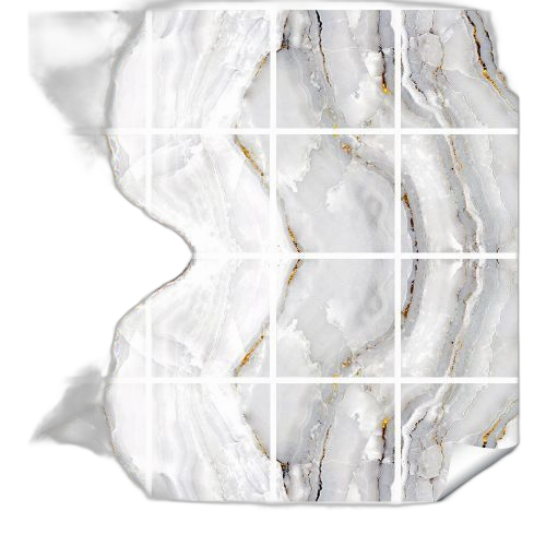 16pcs stickers muraux en marbre, stickers carrelage, papier peint de décoration de sol20 * 20cm