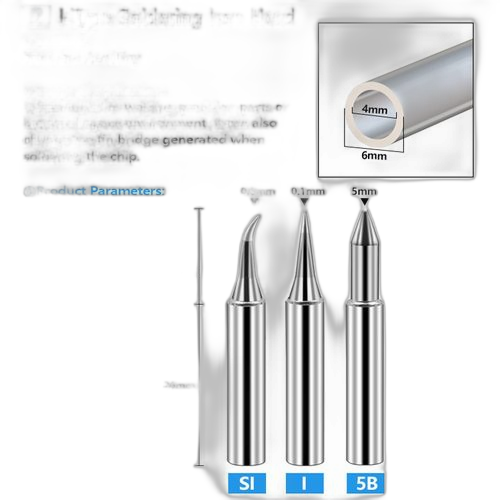 17 pcs / set de pointes de soudure sans plomb pour fer à souder