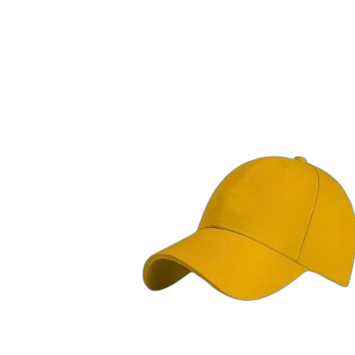 2 casquettes blanc et jaune unisexe