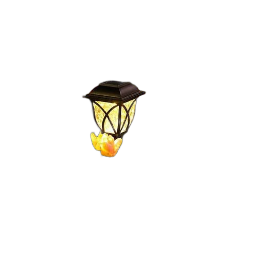 2 pièces/ensemble lampes solaires lampadaire étanche extérieur