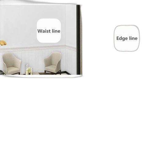 3d mousse mur plinthe ligne auto adhésif mur taille ligne étanche décoratif mur autocollant bordure mur, décoration de la maison