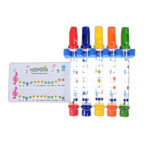 5 pièces/ensemble enfants flûtes d'eau colorées baignoire airs jouets