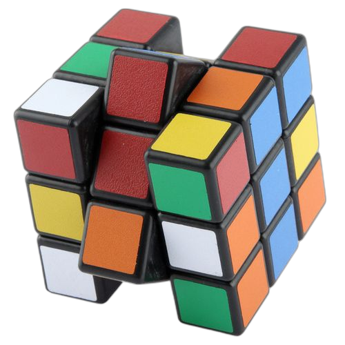 53mm six color square 3 x 3 x 3 magic cube
