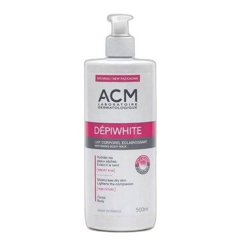 Acm laboratoires dertmatologique lait éclaircissant acm dépiwhite 500ml blanc