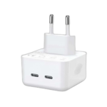Adaptateur de charge 35w 2 ports type c a14 a24 a34 a54 note s ultra blanc