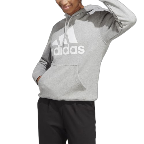 Adidas essentials big logo regular french terry hoodie hooded sweat femmes gris – Image 4