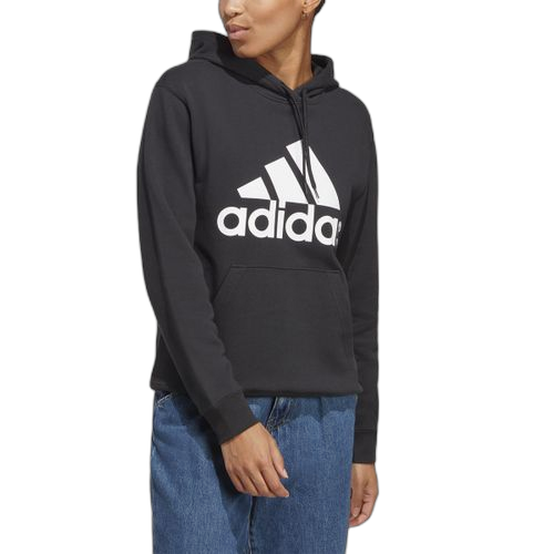 Adidas essentials big logo regular french terry hoodie hooded sweat femmes gris – Image 9