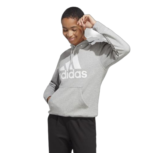 Adidas essentials big logo regular french terry hoodie hooded sweat femmes gris – Image 3